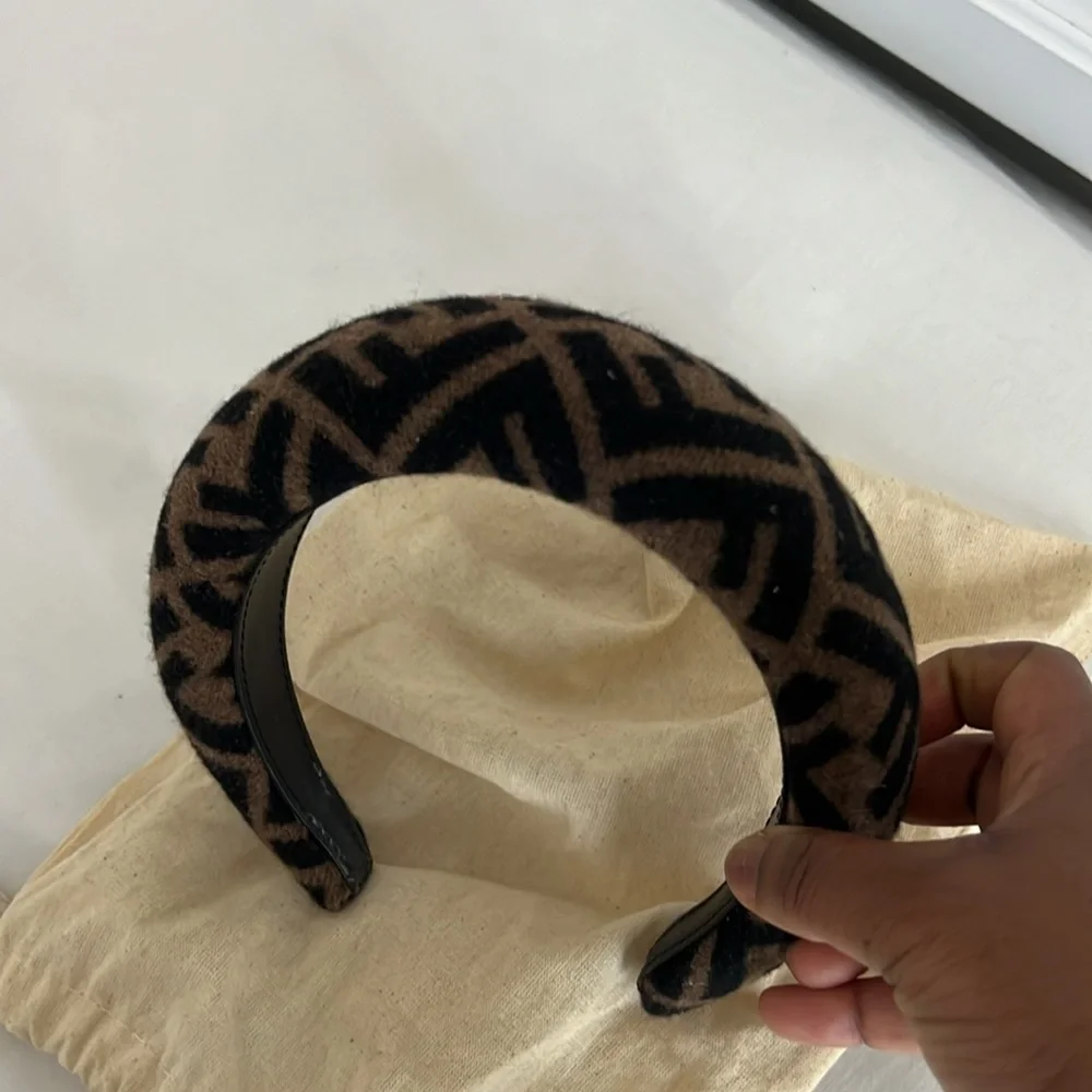 Fendi Brown and Black Headband